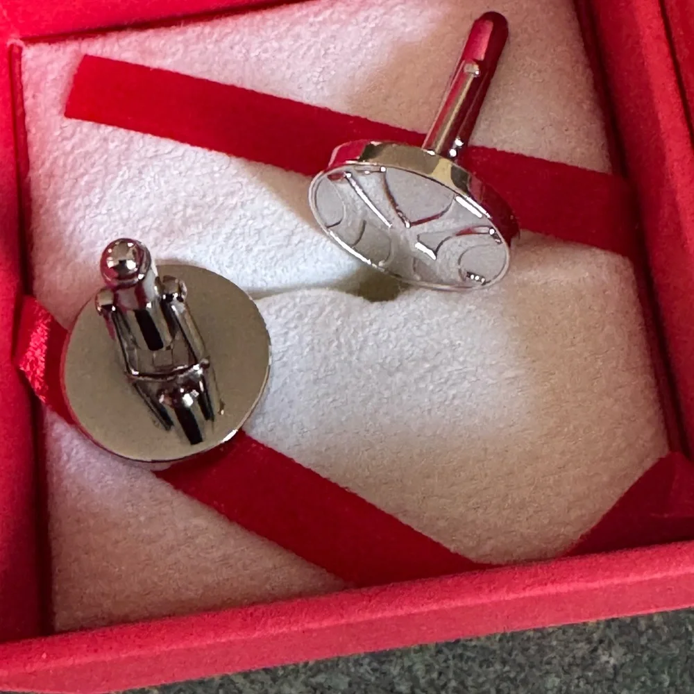 New York Yankees Silver Cuff Links